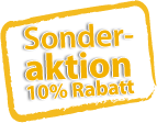 Sonderaktion 10% Rabatt